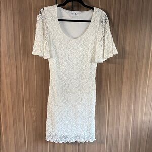 Jack by BB Dakota White Lace Dress